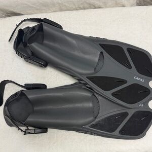 CAPAS Black Snorkeling Fins